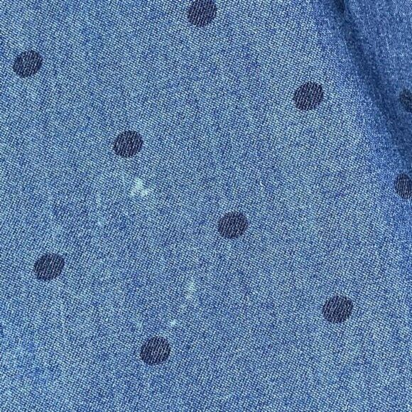 Vans Women’s So Rowdy Dot Print Button-Down Shirt Size X-Small - Picture 6 of 7